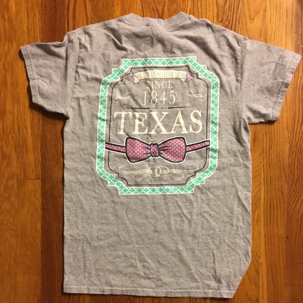 Preppy Texas graphic tee